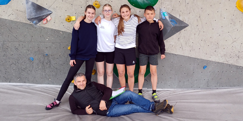 Sieg im 4. Leipziger Schul-Boulder-Cup