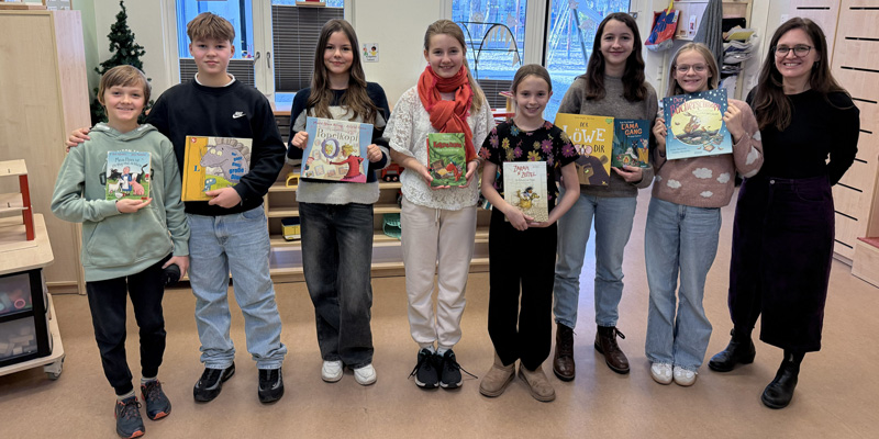 Unsere besten Vorleser unterwegs in der Kita